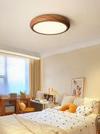 Orbis Wood Wood Grain Round Ceiling  Light