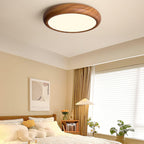 Orbis Wood Wood Grain Round Ceiling  Light