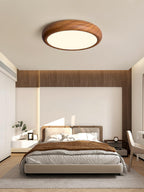 Orbis Wood Wood Grain Round Ceiling  Light