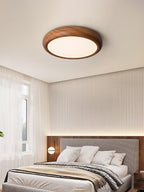 Orbis Wood Wood Grain Round Ceiling  Light