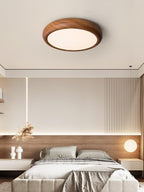 Orbis Wood Wood Grain Round Ceiling  Light