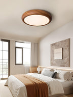 Orbis Wood Wood Grain Round Ceiling  Light