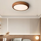 Orbis Wood Wood Grain Round Ceiling  Light