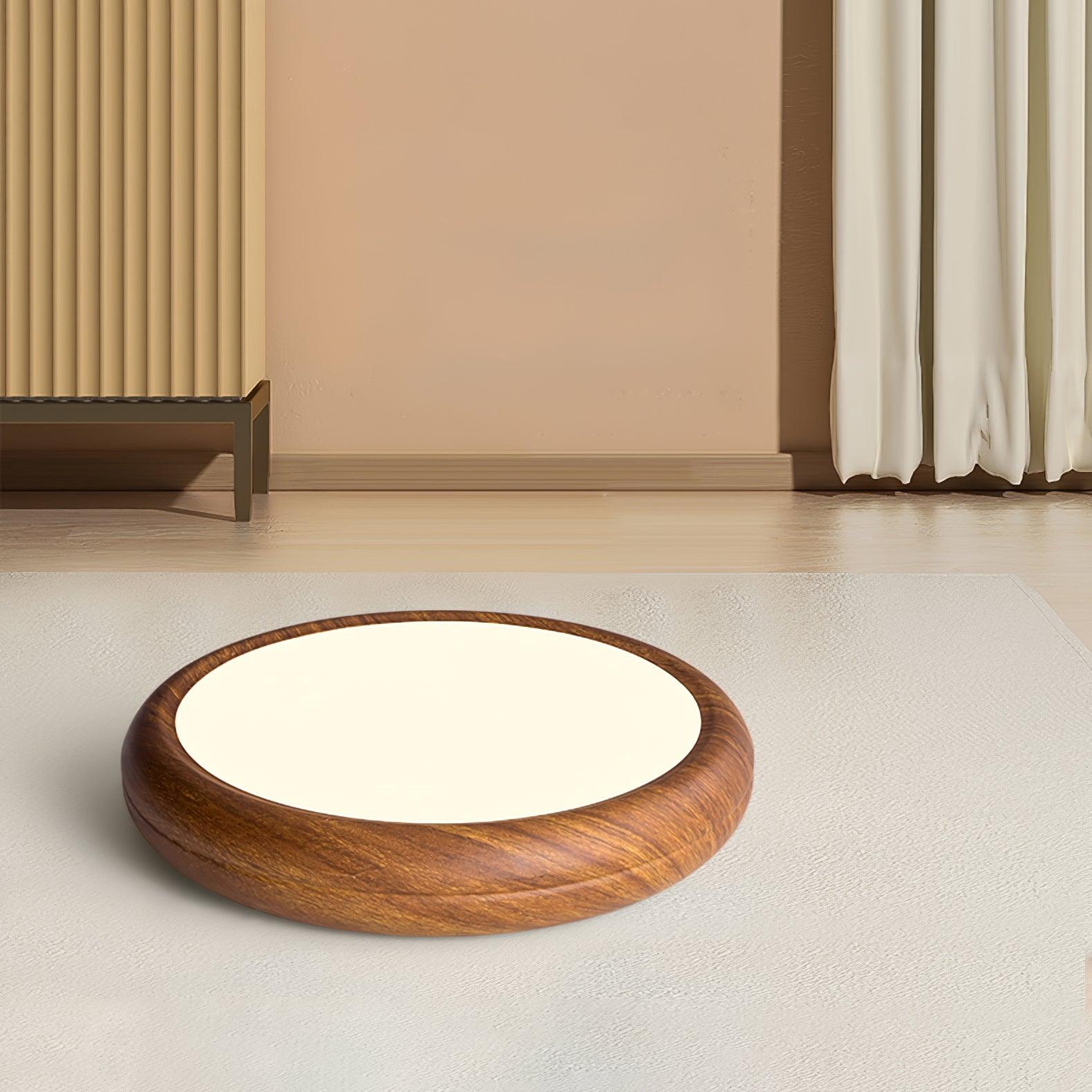 Orbis Wood Wood Grain Round Ceiling  Light