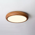 Orbis Wood Wood Grain Round Ceiling  Light
