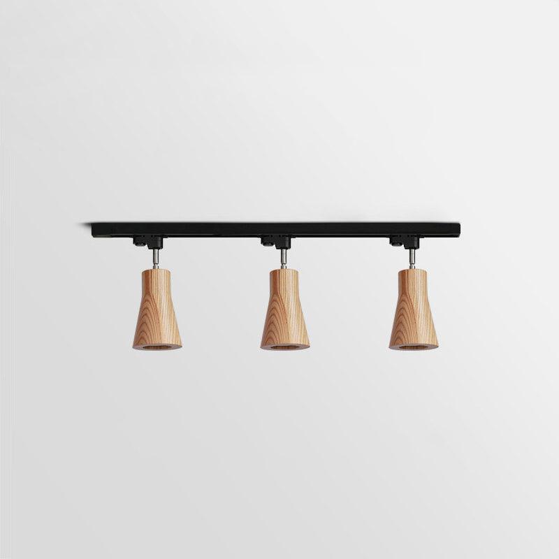 Finn Wood Track Ceiling Light Spotlight