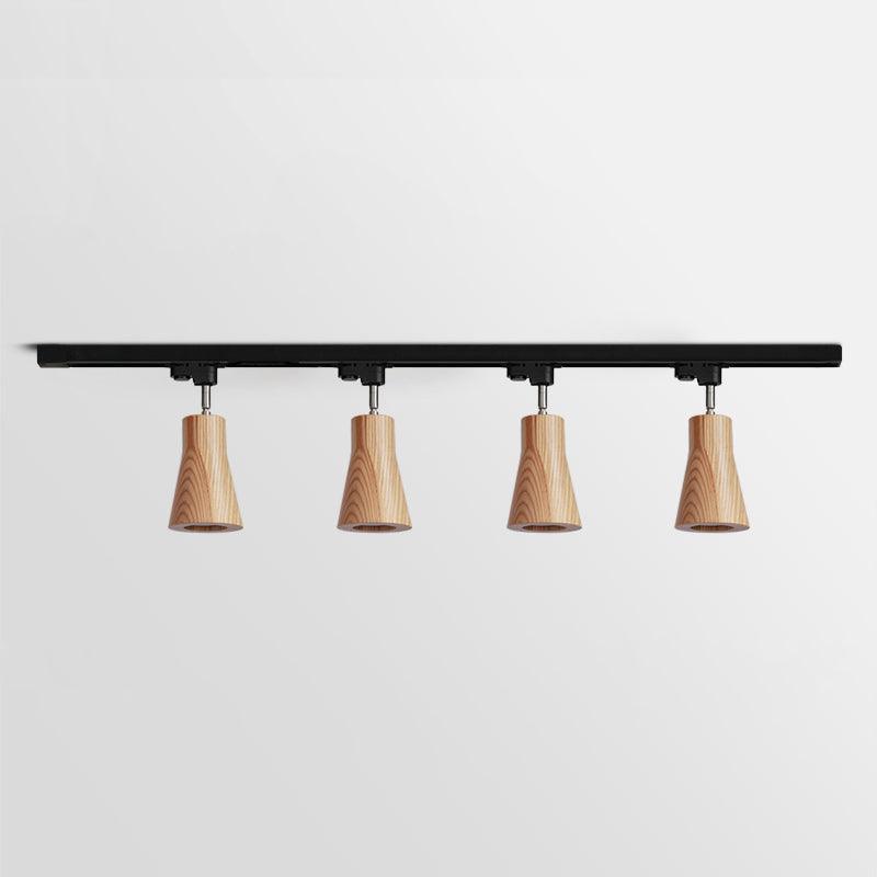 Finn Wood Track Ceiling Light Spotlight