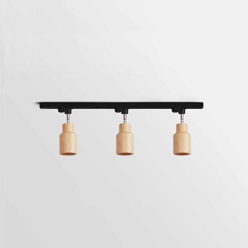Finn Wood Track Ceiling Light Spotlight