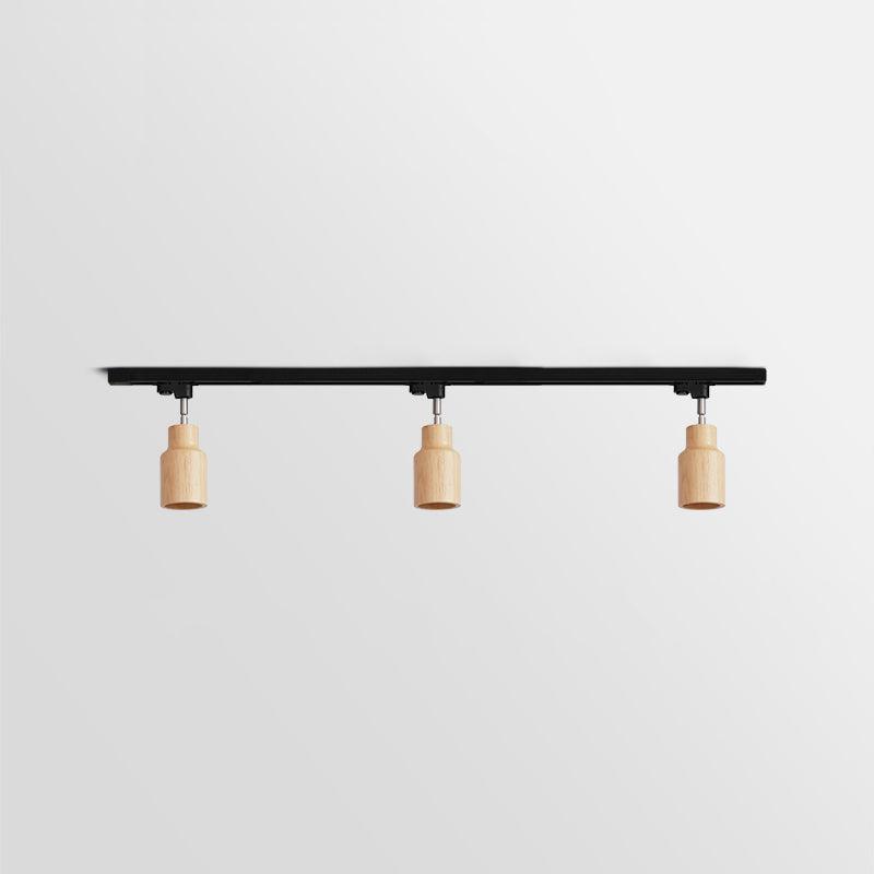 Finn Wood Track Ceiling Light Spotlight