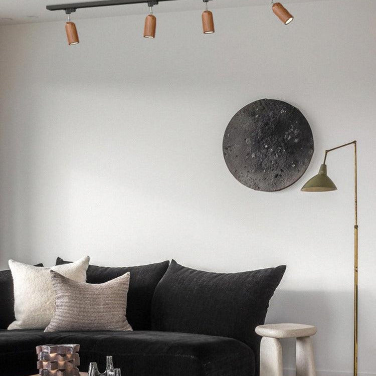 Finn Wood Track Ceiling Light Spotlight