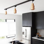 Finn Wood Track Ceiling Light Spotlight