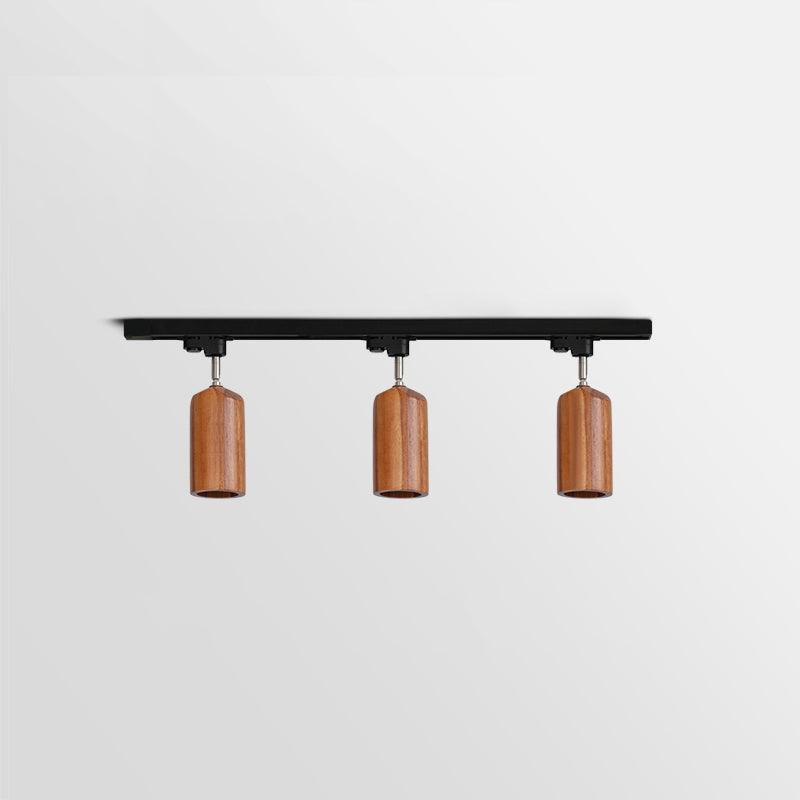 Finn Wood Track Ceiling Light Spotlight