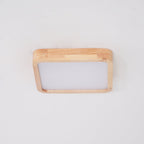 Hano Wooden Geometric Ceiling Light