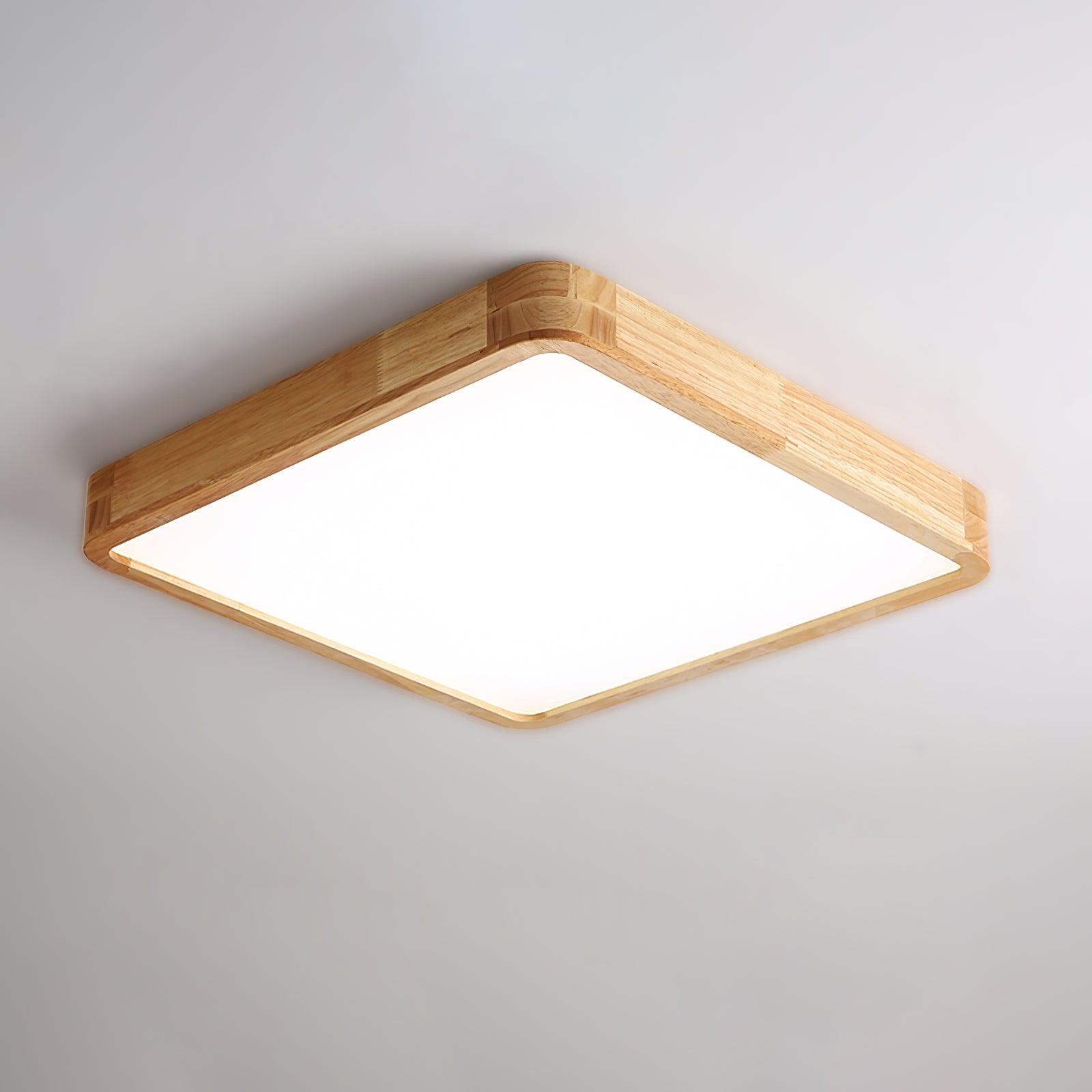 Hano Wooden Geometric Ceiling Light