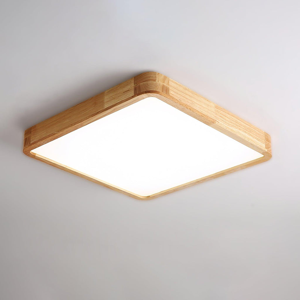 Hano Wooden Geometric Ceiling Light