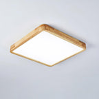 Hano Wooden Geometric Ceiling Light