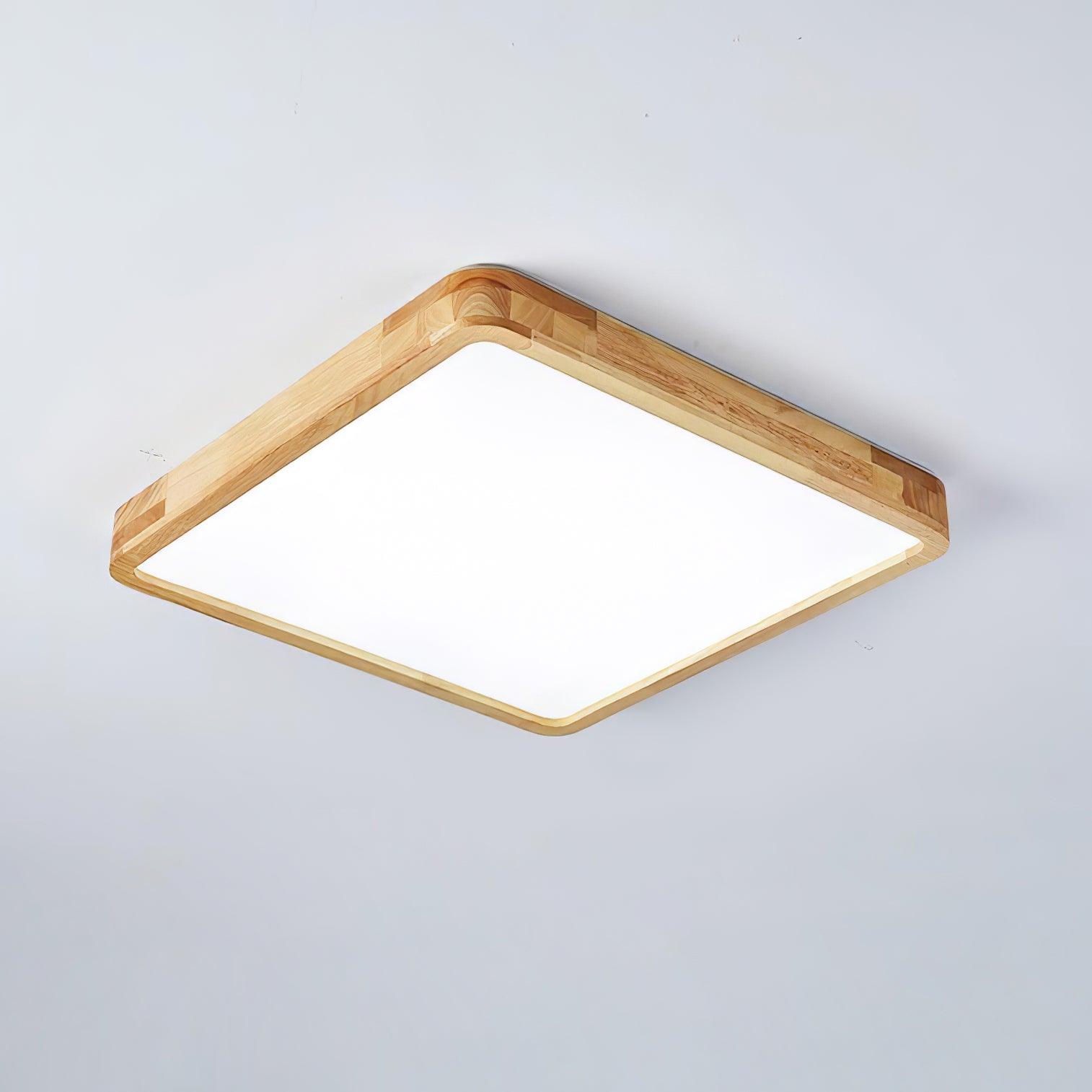 Hano Wooden Geometric Ceiling Light