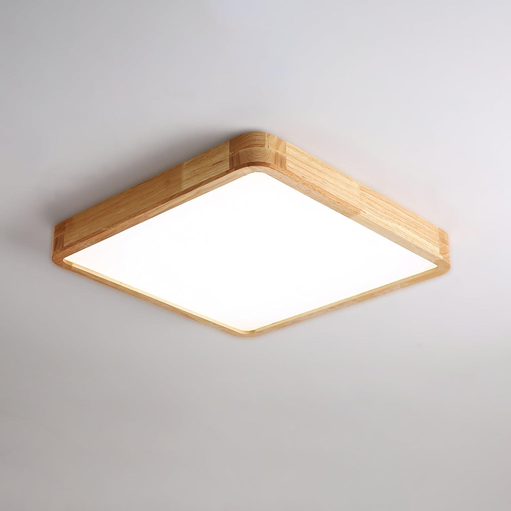 Hano Wooden Geometric Ceiling Light