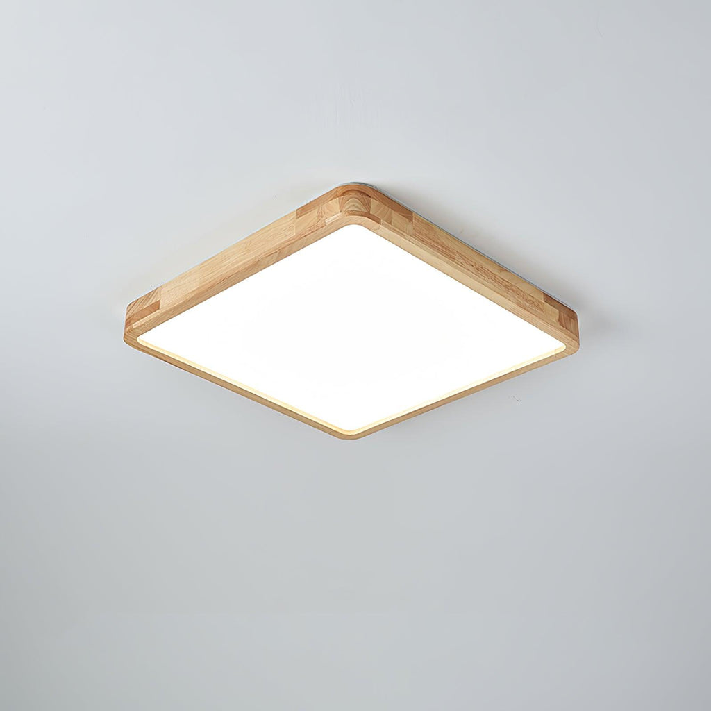 Hano Wooden Geometric Ceiling Light