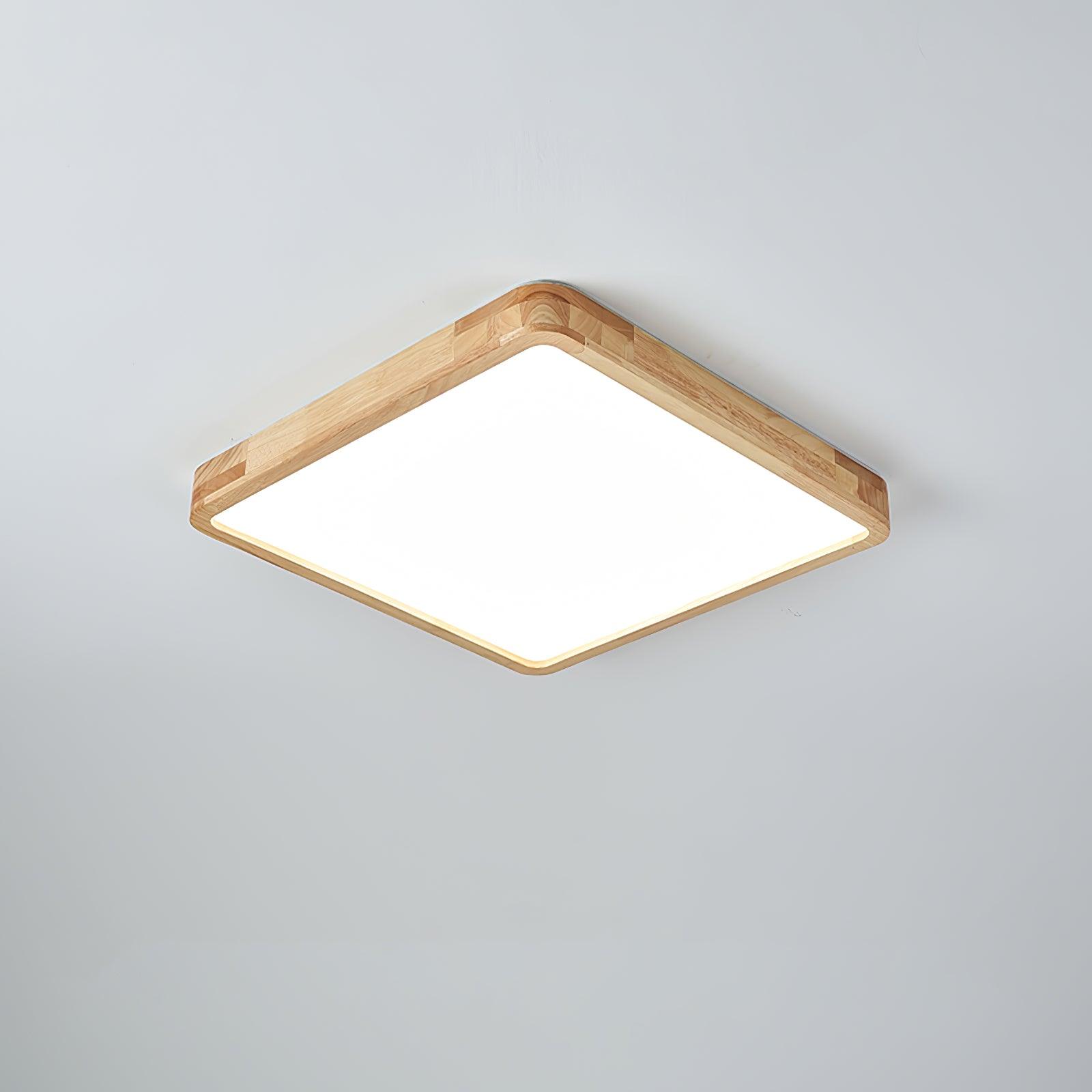 Hano Wooden Geometric Ceiling Light