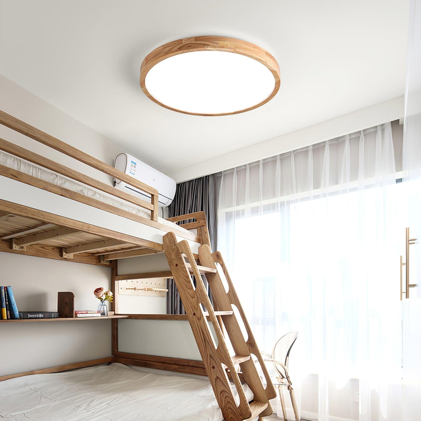 Hano Wooden Geometric Ceiling Light