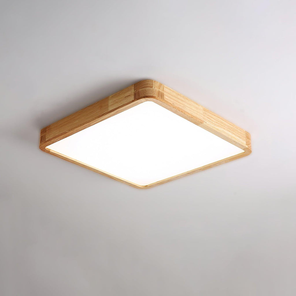 Hano Wooden Geometric Ceiling Light