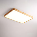 Hano Wooden Geometric Ceiling Light