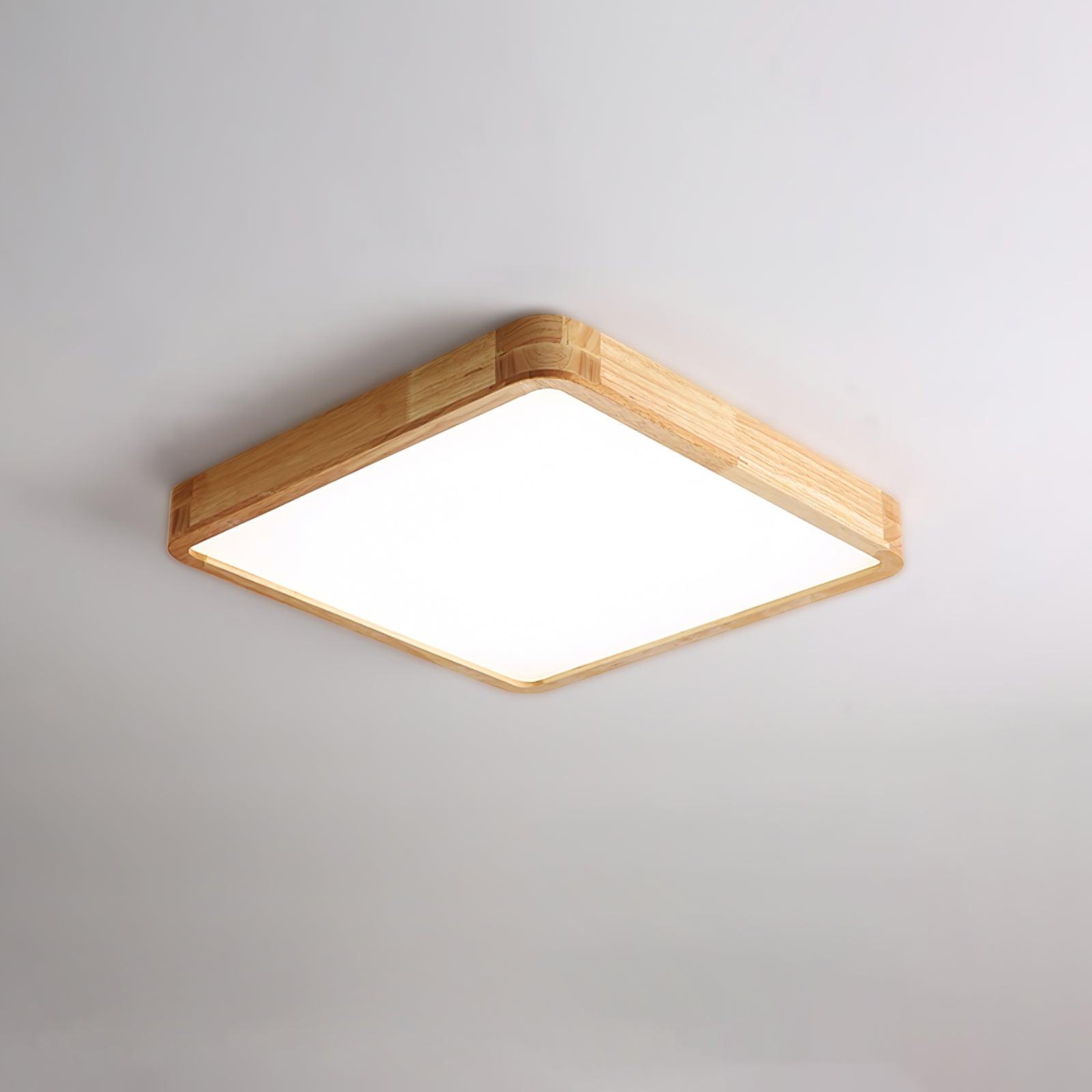 Hano Wooden Geometric Ceiling Light