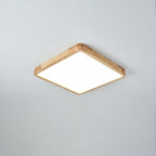 Hano Wooden Geometric Ceiling Light