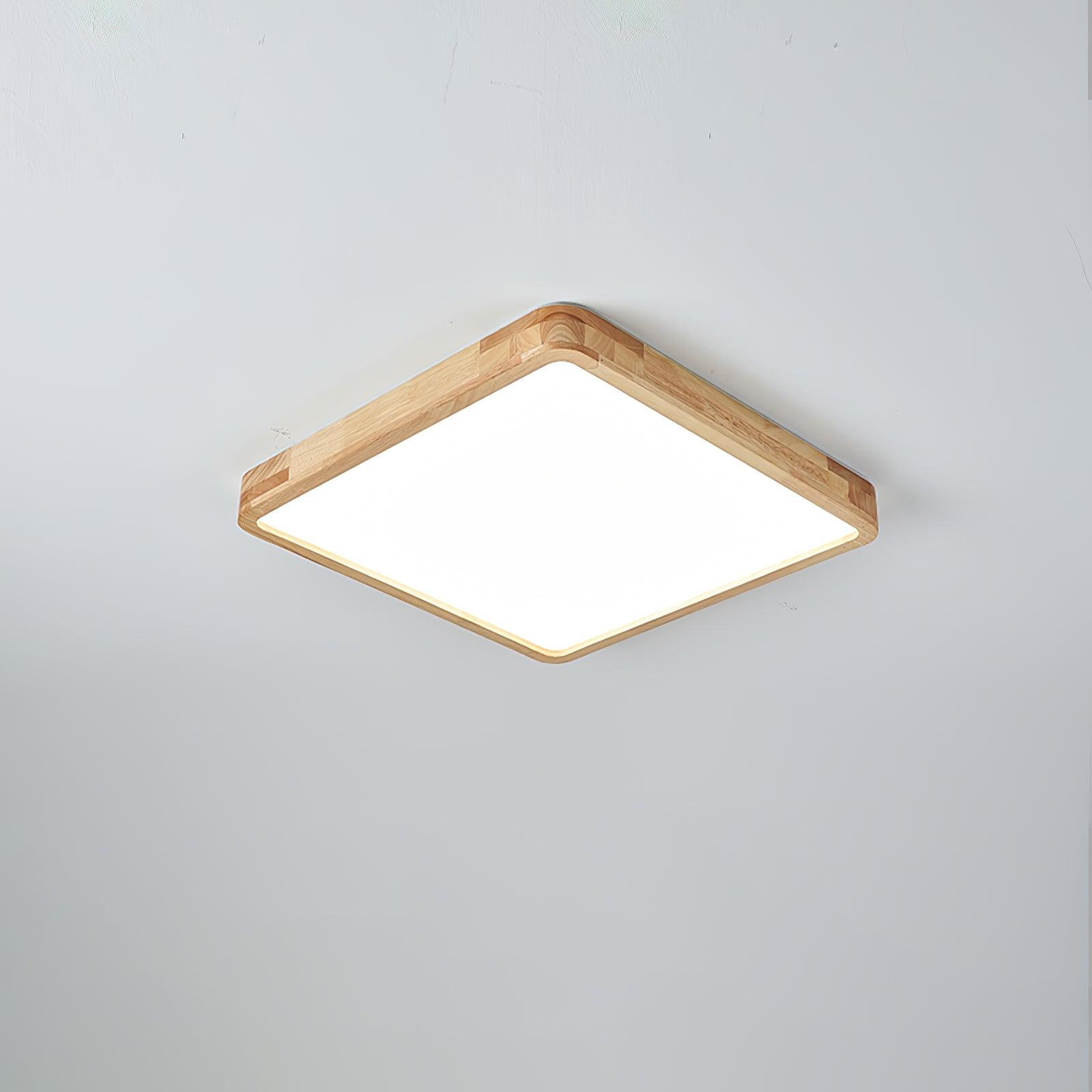 Hano Wooden Geometric Ceiling Light