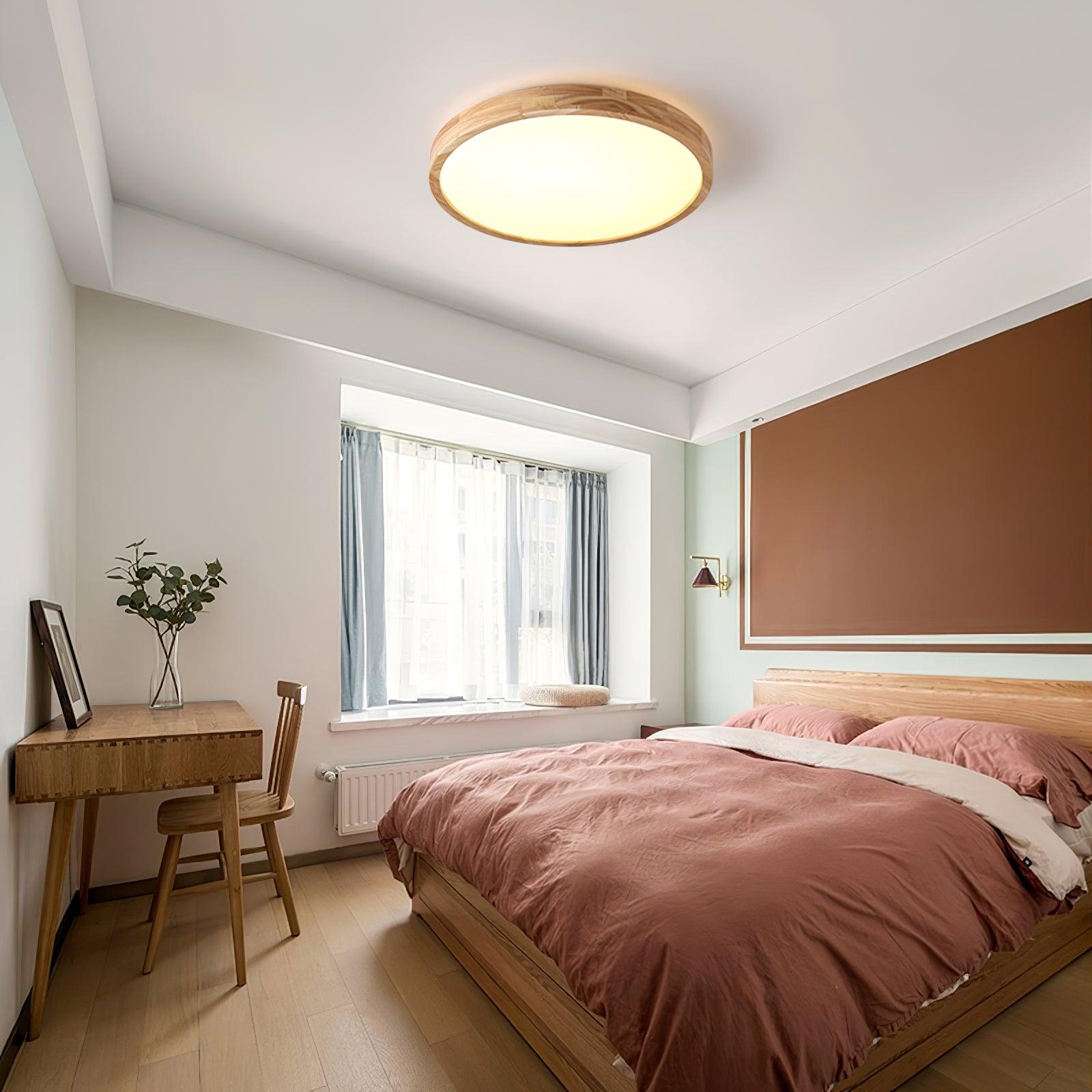 Hano Wooden Geometric Ceiling Light