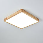 Hano Wooden Geometric Ceiling Light