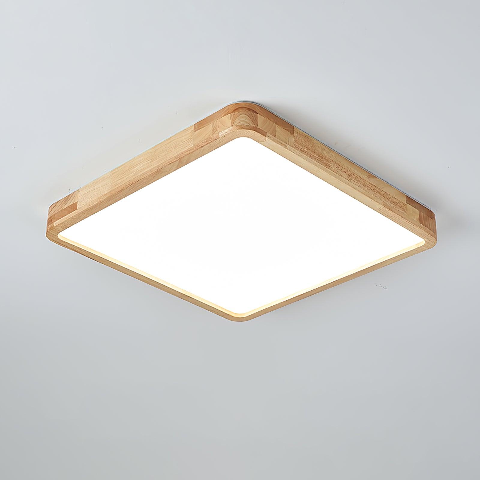 Hano Wooden Geometric Ceiling Light