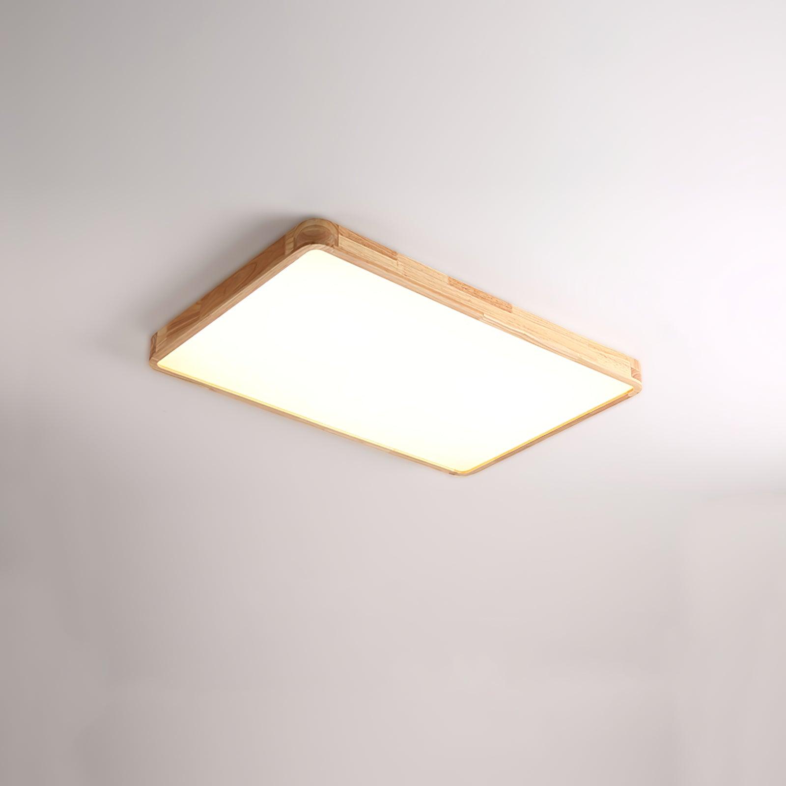 Hano Wooden Geometric Ceiling Light