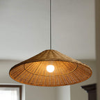 Muto Vintage Handmade LED Rattan Pendant Light Living Room