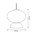Handcrafted Xuan Paper Hanging Lamp