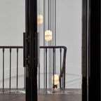 Strata Alabaster Pendant Light Capsule-shaped