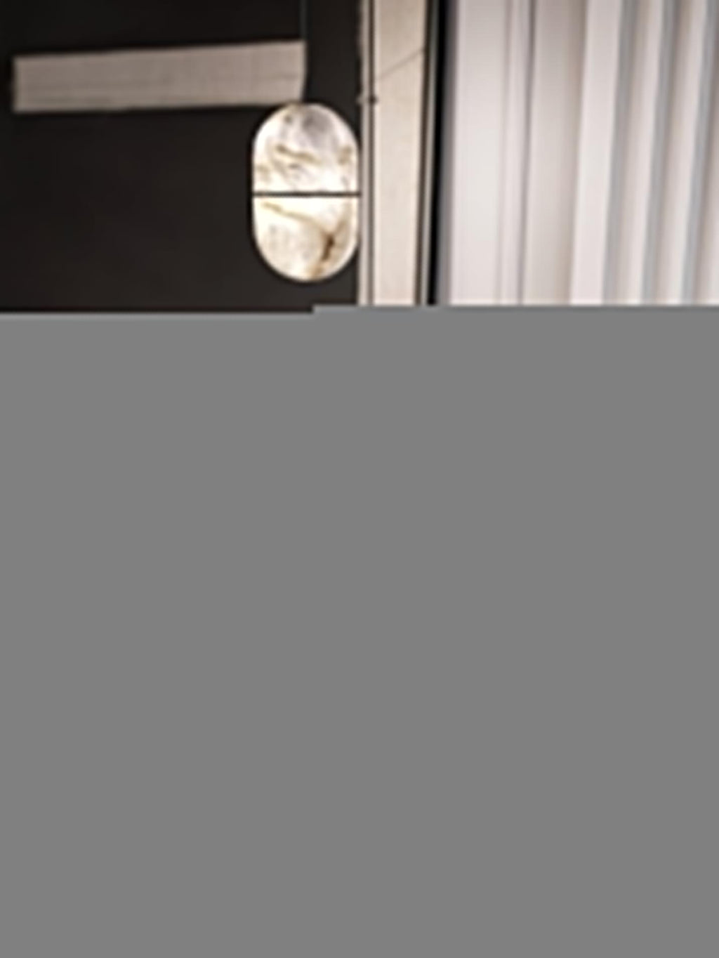 Strata Alabaster Pendant Light Capsule-shaped