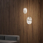 Strata Alabaster Pendant Light Capsule-shaped