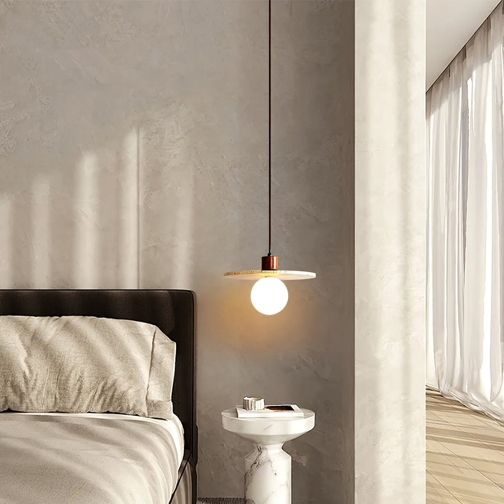 Ritta Travertine Pendant Light Six Style