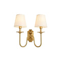 Chloe Vintage Fabric Shades Wall Lamp
