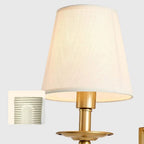 Chloe Vintage Fabric Shades Wall Lamp
