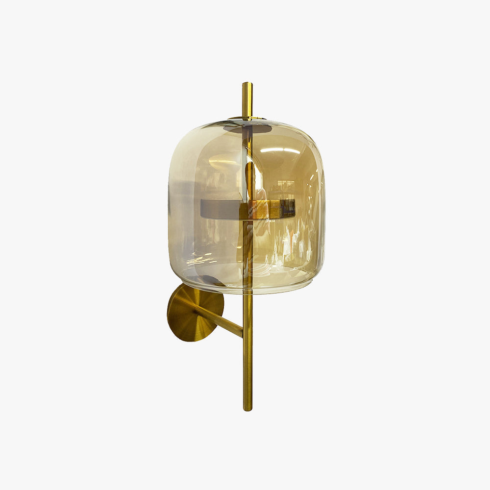 Arisha Modern Indoor Wall Lamp Metal Glass Bedroom