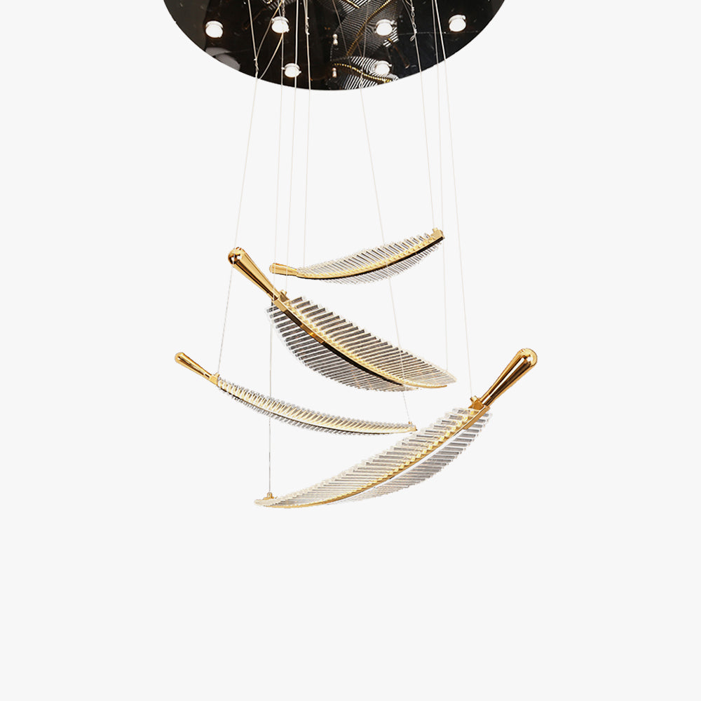 Arisha Nordic Luxury LED Pendant Light Metal Hotel Living Room