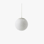 Valentina Minimalist LED Pendant Light Glass Study Bedroom