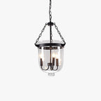 Silva Pendant Light Glass Black Industrial  LED  Living Room