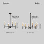 Silva  Pendant Light Chandeliers  Retro Industrial Living Room