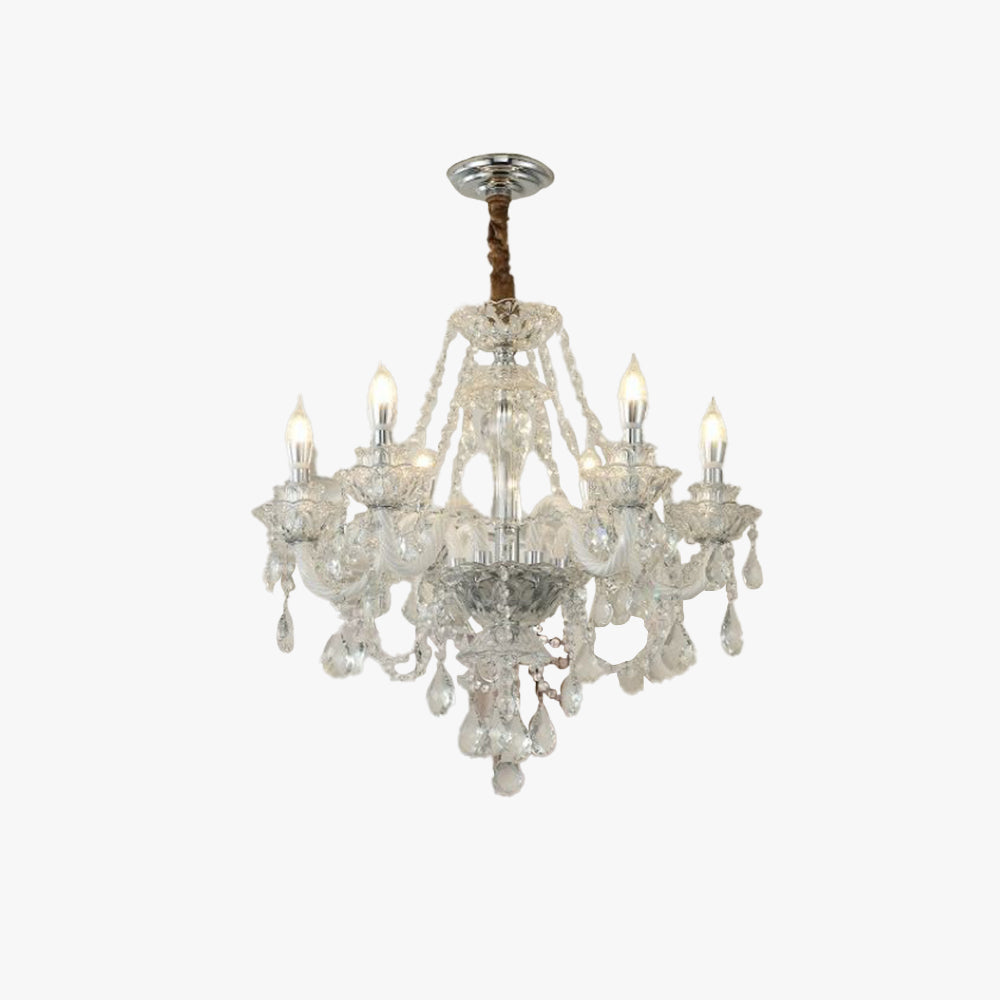 Silva Chandelier  French Crystal Living Room Dining Room