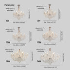 Silva Chandelier  French Crystal Living Room Dining Room