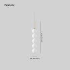 Valentina  Pendant Light White Bubble Nordic